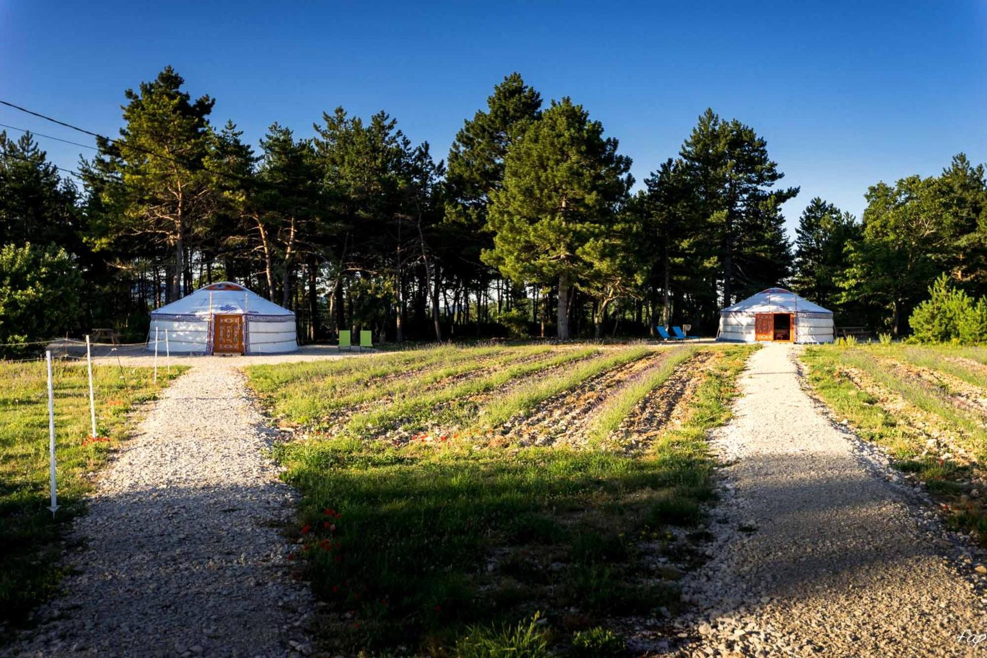 A Ventoux Yourte Monieux Экстерьер фото